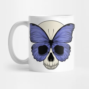 Butterfly Halloween Skull Mug